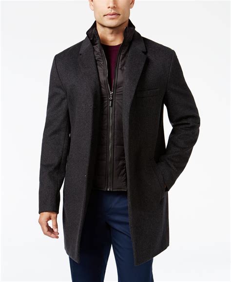 michael kors light gray coat men|clearance coats men Michael Kors.